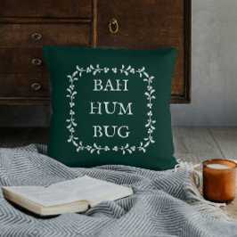 Almofada Bah Humbug Scrooge Dickens Natal Fantasma