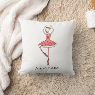 Almofada Bailarina Personalizada Dançarina de Ballet