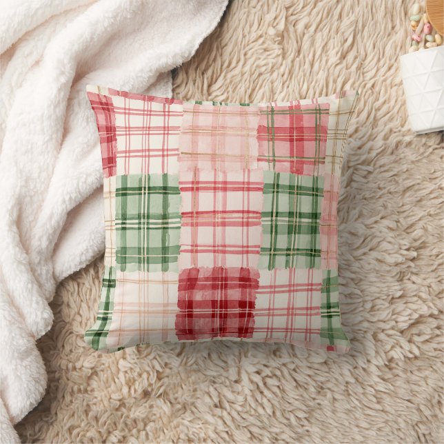 Almofada Balanças de Doces Verde Vermelho Branco (Cobertor)