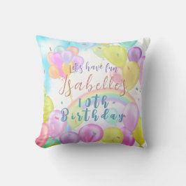 Almofada Balão Pastel Birthday