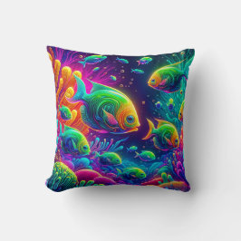 Almofada "Balé Aquático Whimsical"