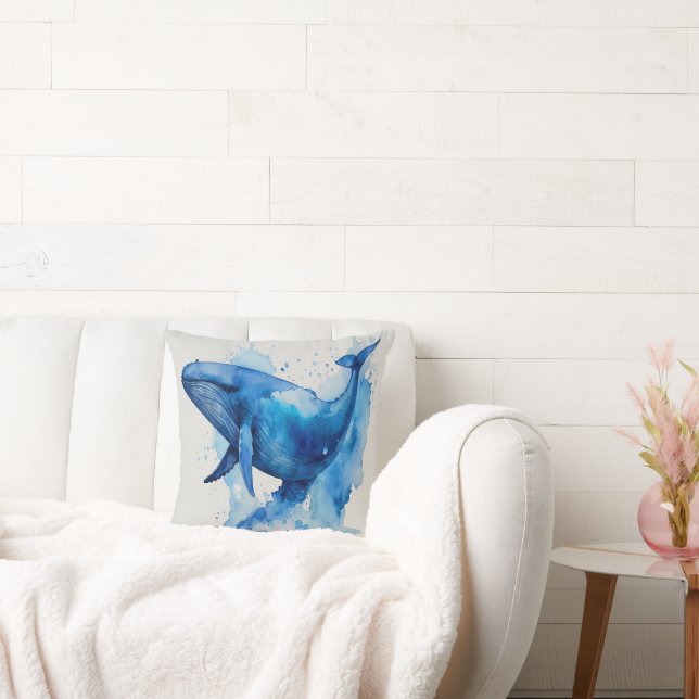 Almofada Baleia Azul (Sofá)