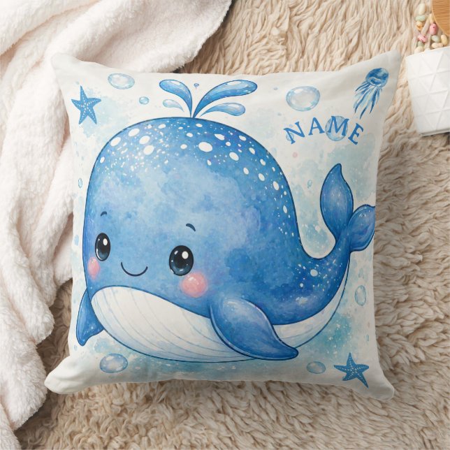 ALMOFADA BALEIA KAWAII FOFINHA (Cobertor)