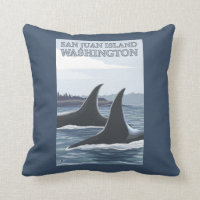 Baleias #1 da orca - ilha de San Juan, Washington