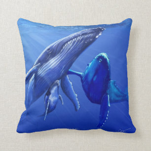 Almofada Baleias de Humpback