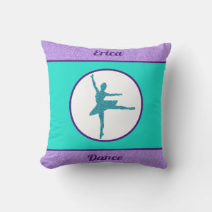 Almofada Ballerina Dance Purple/Travesseiro decorativo de T