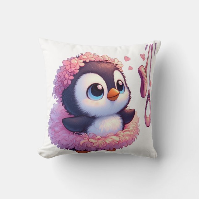 Almofada Ballerina Penguin Dreams (Frente)
