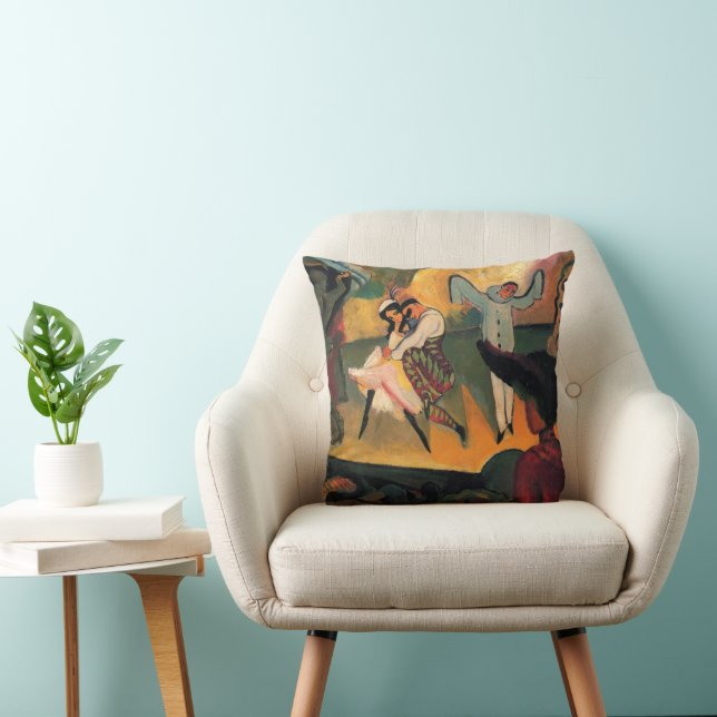 Almofada Ballet Russes, Balé Russo por August Macke (Cadeira)