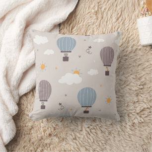 Almofada Balões De Ar Quente Com Travesseiro decorativo De