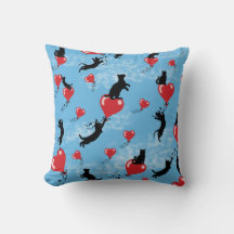 Balões vermelhos voadores