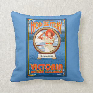 Almofada Balsa da equitação da mulher - Victoria, BC Cana