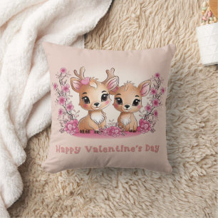 Almofada Bambi de cartoon bonito abre Namorados