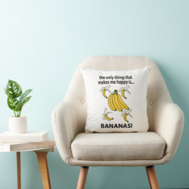 Almofada Bananas Fruta Bananas Engraçadas