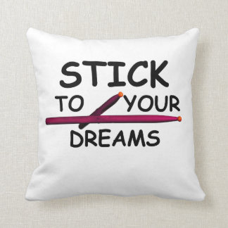 Almofada Banda do músico do baterista do cilindro através