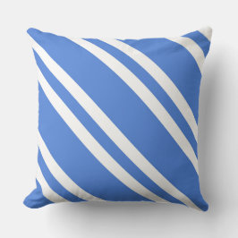 Almofada Bandas brancas e azuis francesas