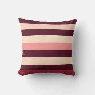 Almofada Bandas de Borgonha e de Grunge Rosa