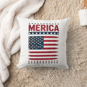 Almofada Bandeira Americana 4 de Julho Merica