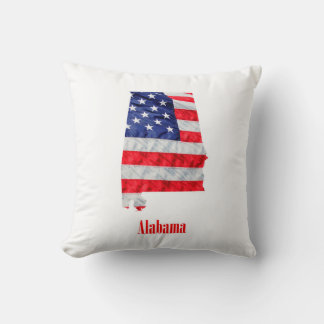 Almofada Bandeira Americana Alabama Estados Unidos
