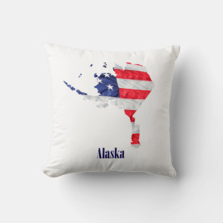 Almofada Bandeira Americana Alasca Estados Unidos