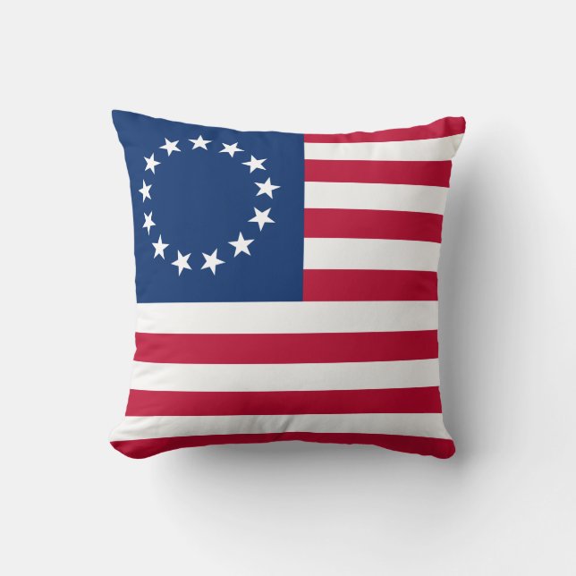 Almofada Bandeira americana Betsy Ross (Frente)