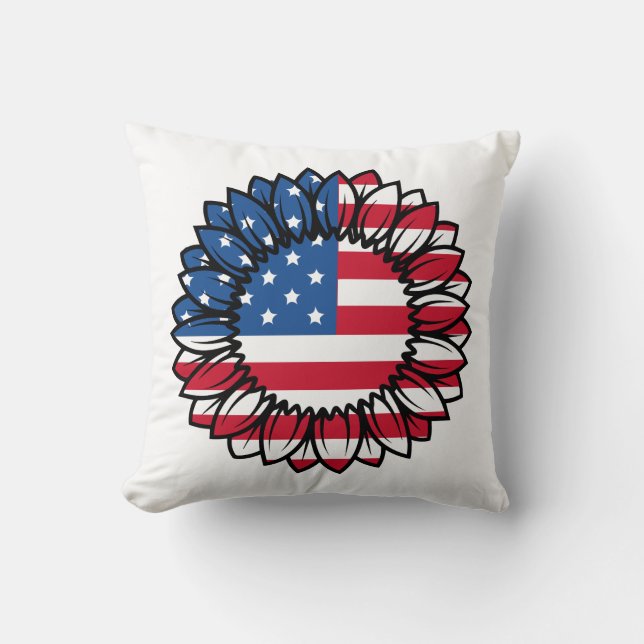 Almofada Bandeira Americana Sunflower-32222 (Frente)