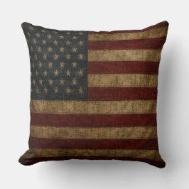 Almofada Bandeira Americana Vintage Deco Americana