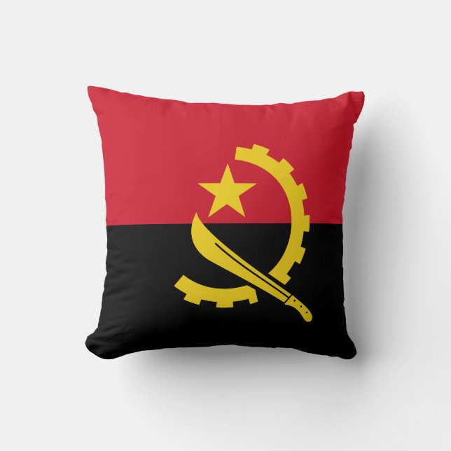 Almofada Bandeira Angola (Frente)