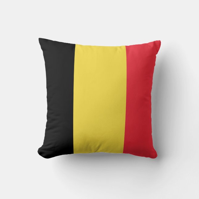 Almofada Bandeira belga (Frente)