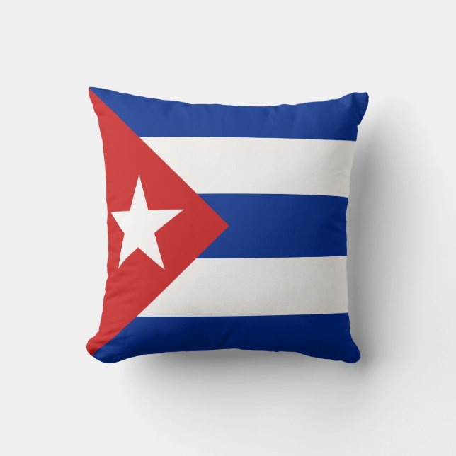 Almofada Bandeira Cuba (Frente)