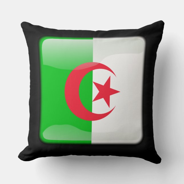 Almofada Bandeira da Argélia (Frente)