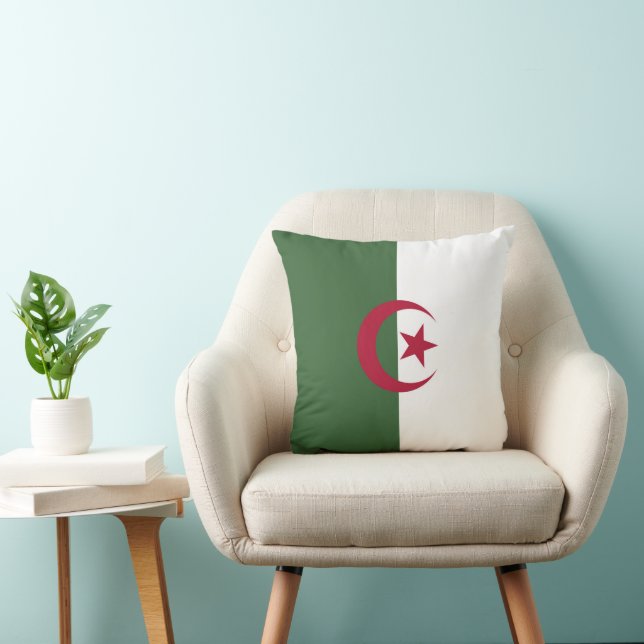 Almofada bandeira da Argélia (Cadeira)