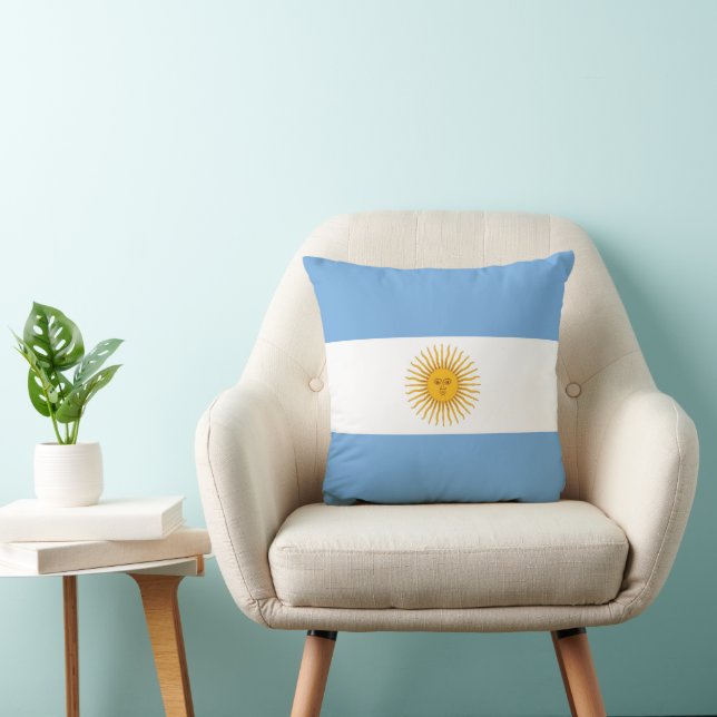 Almofada Bandeira da Argentina (Cadeira)
