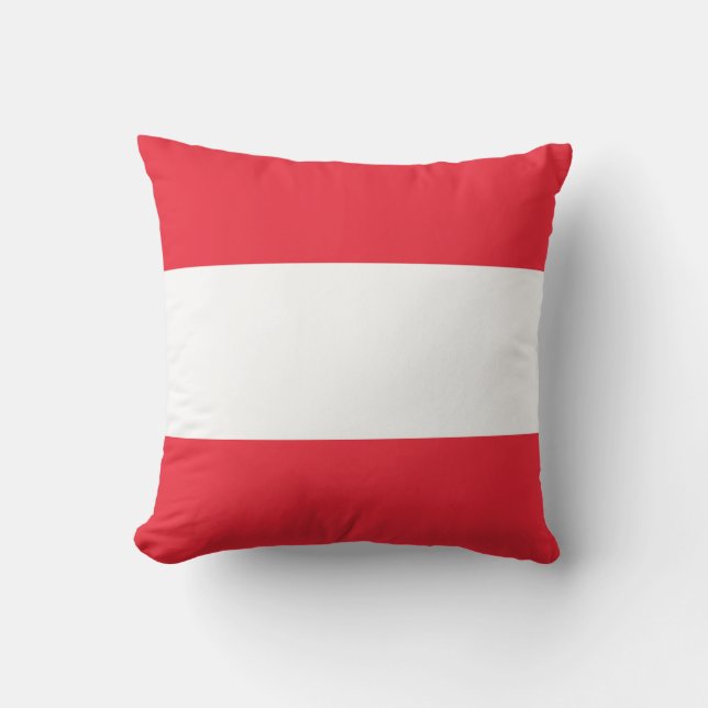 Almofada Bandeira da Áustria (Frente)