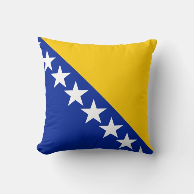 Almofada Bandeira da Bósnia e Herzegovina (Frente)