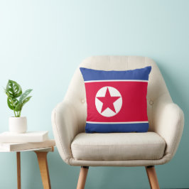 Almofada Bandeira da Coreia do Norte