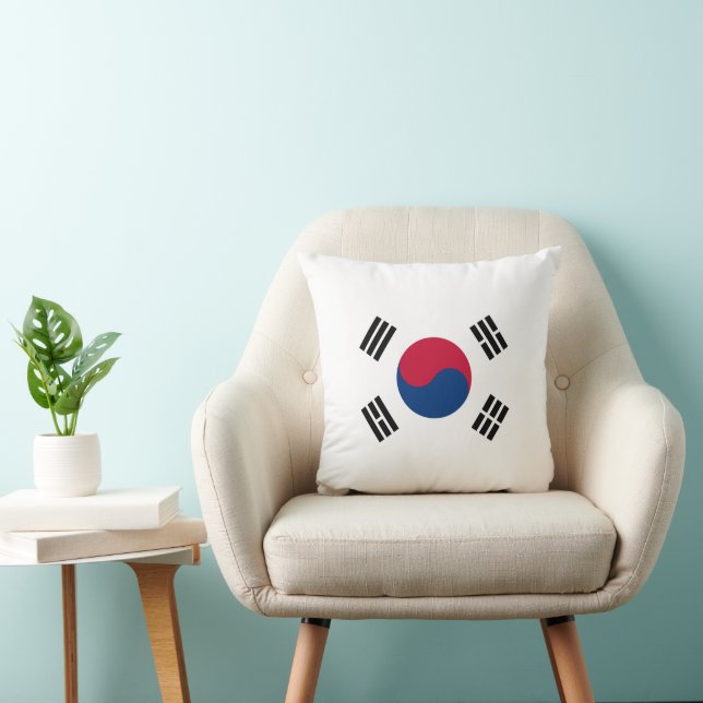 Almofada Bandeira da Coreia do Sul (Cadeira)