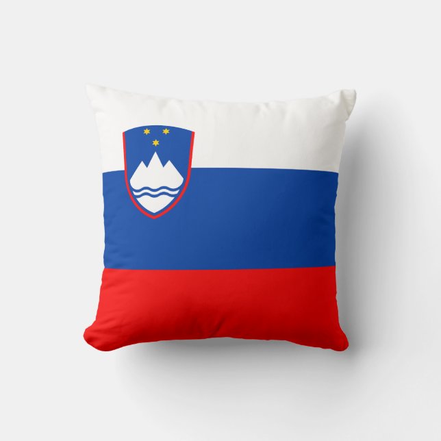 Almofada Bandeira da Eslovênia (Frente)