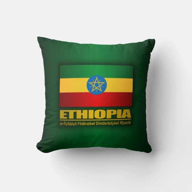 Almofada Bandeira da Etiópia (Frente)