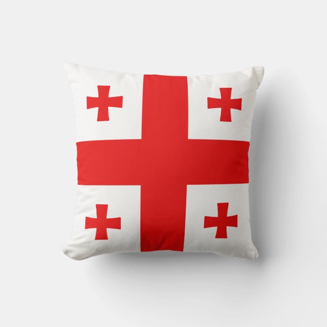 Almofada Bandeira da Geórgia (Frente)