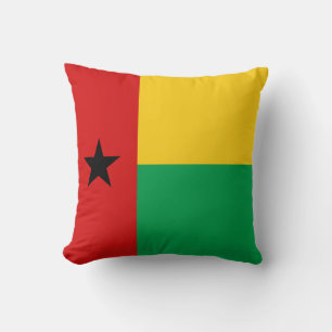 Almofada Bandeira da Guiné-Bissau x Travesseiro de Bandeir