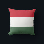 Almofada Bandeira da Hungria<br><div class="desc">Bandeira patriótica da Hungria.</div>