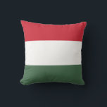 Almofada Bandeira da Hungria<br><div class="desc">Bandeira patriótica da Hungria.</div>