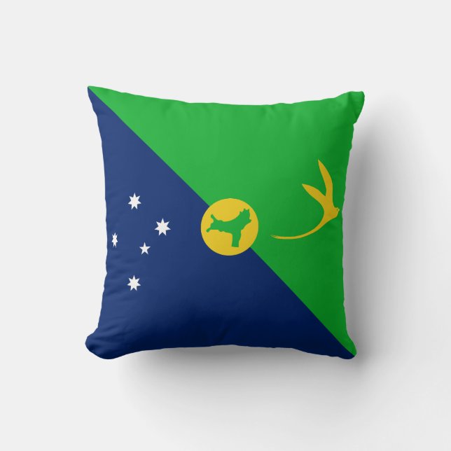 Almofada Bandeira da Ilha do Natal (Frente)