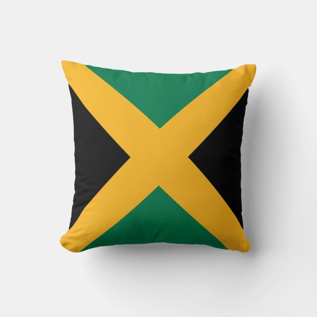 Almofada Bandeira da Jamaica (Frente)