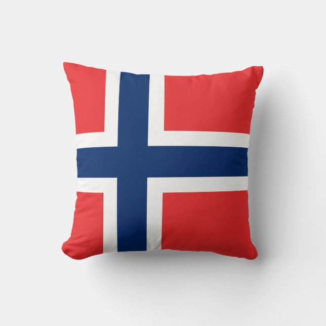 Almofada Bandeira da Noruega (Frente)