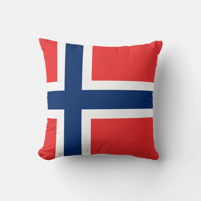 Almofada Bandeira da Noruega (Frente)