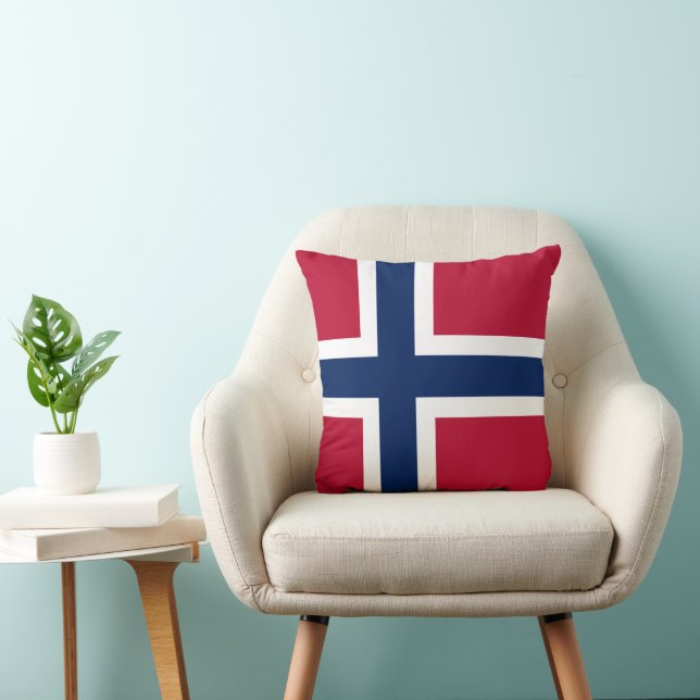Almofada Bandeira da Noruega (Cadeira)