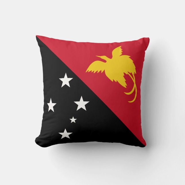 Almofada Bandeira da Papua-Nova Guiné (Frente)