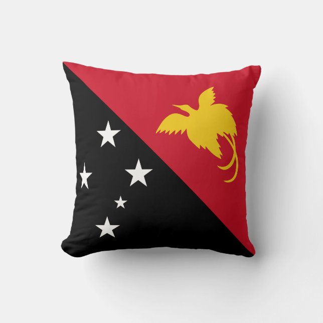 Almofada Bandeira da Papua-Nova Guiné (Frente)