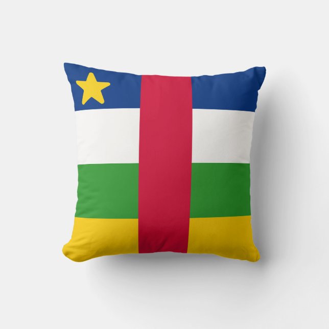 Almofada Bandeira da República Centro-Africana (Frente)